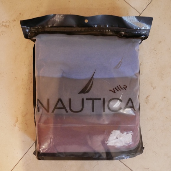 Nautica Mens Heathered V-Neck T-Shirts NEW!! (3-Pack)~ - Picture 1 of 4
